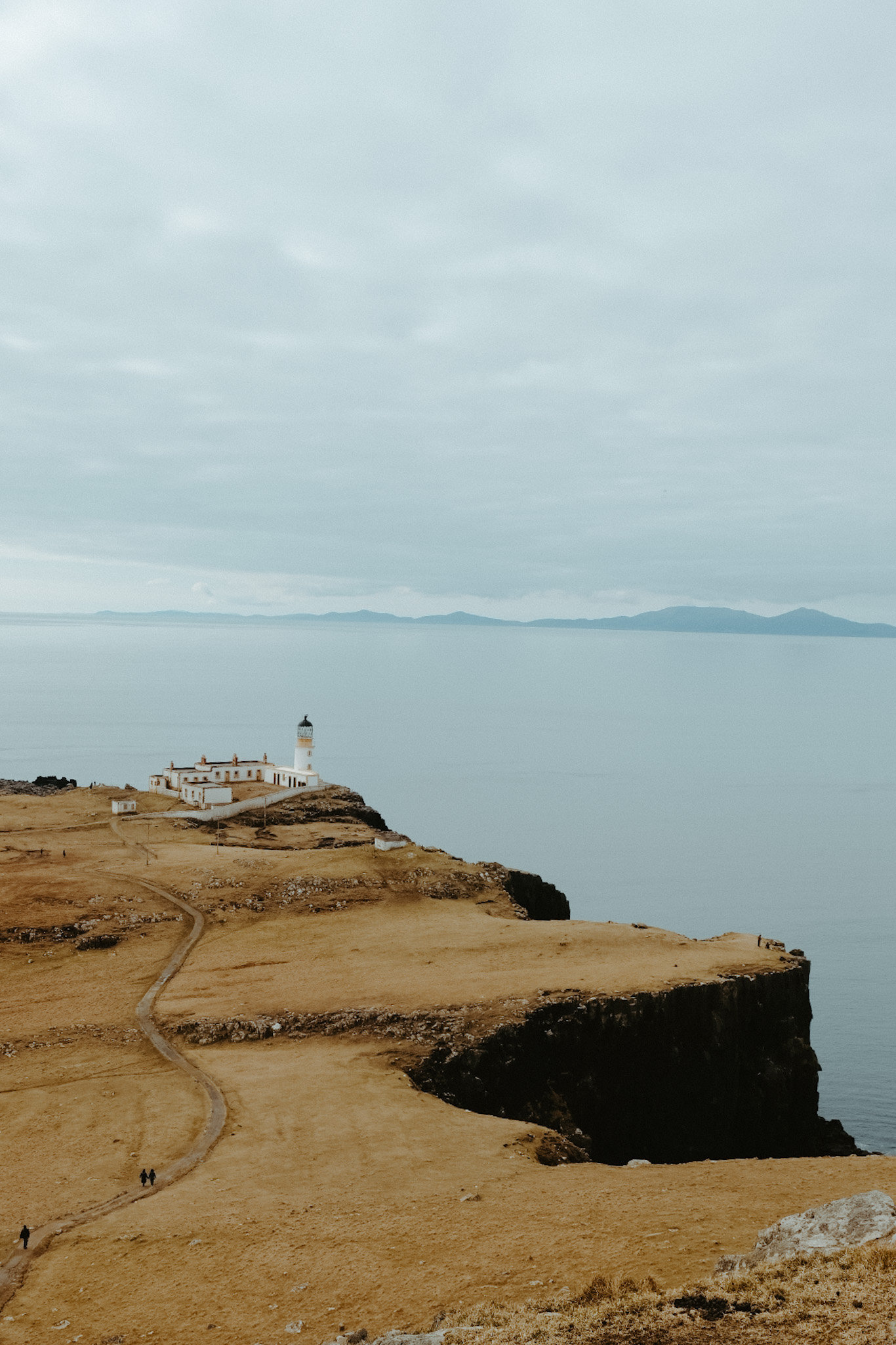 Neist Point Lighthouse on Isle of Skye, Scotland.